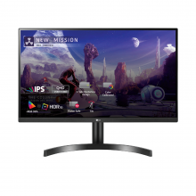 Màn Hình 2K 27 inch LG 27QN600-B (Tấm nền IPS, độ phân giải QHD, 75Hz, 1Ms, HDR10) Hàng chính hãng