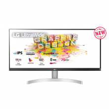 Màn hình siêu rộng 29 inch LG 29WN600-W UltraWide™ Full HD (2560x1080) HDR10, tấm nền IPS, lưng màu trắng  Hàng chính hãng