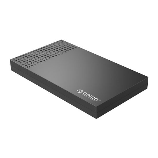 Hộp Đựng Ổ Cứng 2.5 HDD/SSD ORICO 2526C3-BK (SATA, 3.1 GEN1 TYPE C, Nhựa đen)