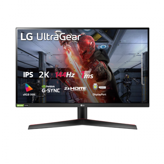 Màn hình máy tính LG 27GN800-B UltraGear™ 27'' IPS QHD 144Hz 1ms (GtG) NVIDIA® G-SYNC® Compatible HDR