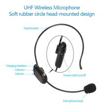 Micro cài đầu không dây Soundmax MC-01 (wireless 2.4G, jack cắm 3.5 hoặc 6.0mm)