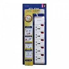 Ổ Cắm Điện ELPA ESL-VNI55, 5AC 3 chấu, 5M, 5 công tắc, 2500W