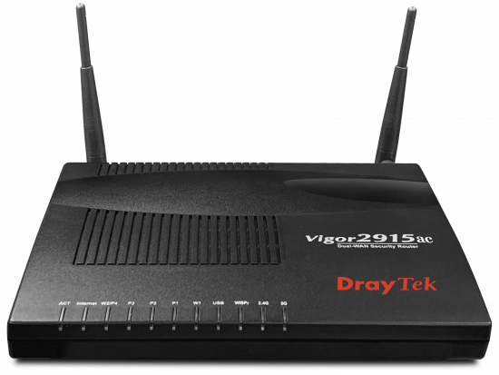 Thiết Bị Cân Bằng Tải DrayTek V2915AC (LOAD BALANCING/2WAN1000/4LAN100/USB/AC1200)