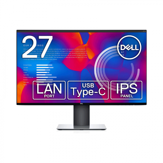 MÀN HÌNH DELL 2K 27inch U2721DE (2K-QHD, IPS, 60Hz, 5ms, HDMI, TypeC, Audio, LAN)