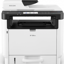 MÁY IN ĐA CHỨC NĂNG RICOH SP330SFN A4 2 MAT, SCAN, COPY, FAX, LAN, ARDF