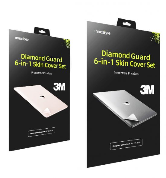 Bộ dán 3M INNOSTYLE Diamond Guard 6 in 1 cho Macbook Air 13inch 2018/ 2019/ 2020