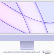 iMac 24 inch 4.5K Apple M1 2021 (8 Core GPU/8GB RAM /256GB SSD/MÀU TÍM)