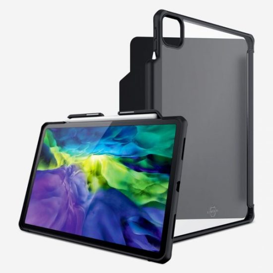 BAO DA KHÁNG KHUẨN ITSKINS (FRANCE) HYBRID SOLID FOLIO FOR IPAD 12.9-INCH 2020 BLACK APP2-HBSFO-BLCK