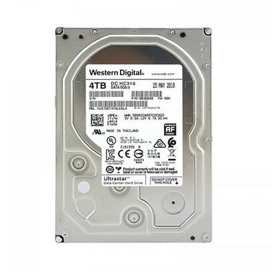 Ổ cứng HDD Western Enterprise Ultrastar DC HC310 4TB 3.5 inch SATA 3 6GB/s 7200RPM, 256MB Cache (HUS726T4TALA6L4)