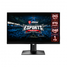 Màn hình MSI Optix MAG251RX (24.5inch/FHD/IPS/240Hz/1ms/400nits/HDMI+DP+USBC/GSync)