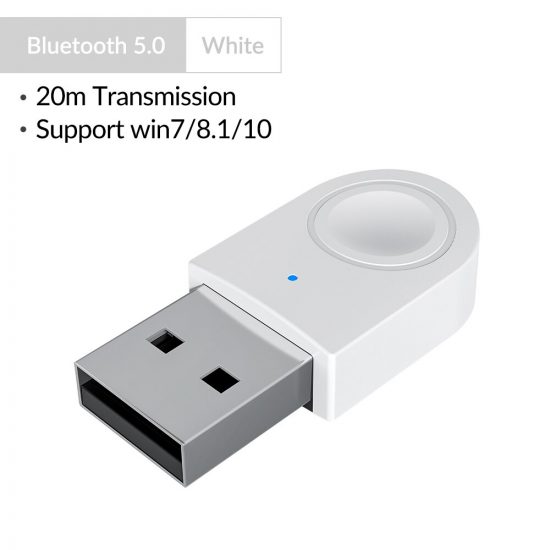 Cổng kết nối Bluetooth V5.0 Orico (BTA-608) màu trắng