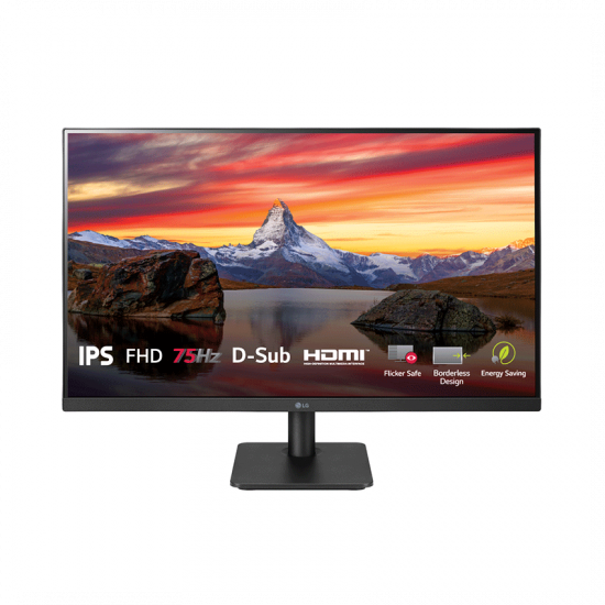 Man Hình 27 inch LG 27MP400-B (Tấm nền IPS, Độ phân giải Full HD, Tần số quét 75Hz, HDMIx2, FreeSync)