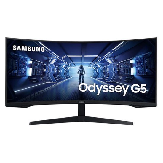 Màn hình cong siêu rộng 34 inch SAMSUNG LC34G55T (21:9, VA, WQHD, 165HZ, 1MS, DP+HDMI) Hàng chính hãng, Bảo hành 24 tháng