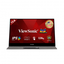 Màn Hình Cảm Ứng Di Động Viewsonic TD1655 (15.6inch/FHD/IPS/6.5ms/60Hz/250nits/MiniHDMI+USBTypeC+Audio/15000hrs/Touch)