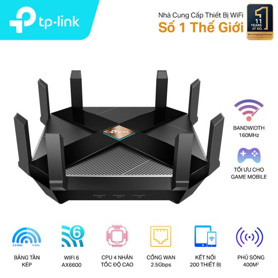 Bộ Phát Wifi TP-Link Archer AX6000