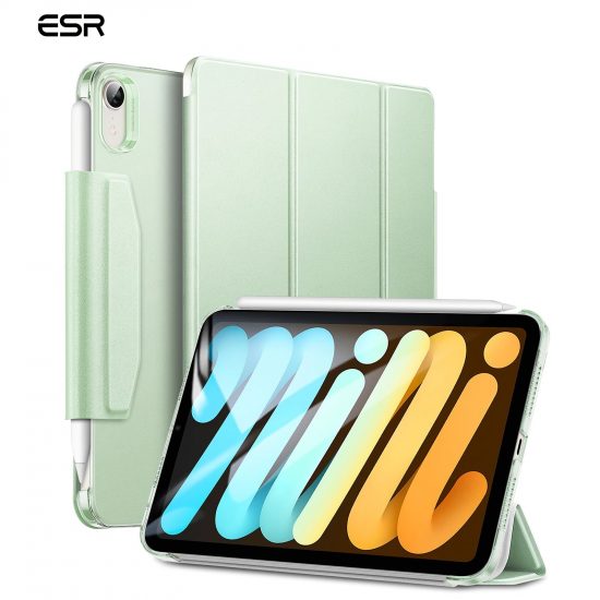 BAO DA ESR IPAD MINI 6 2021 ASCEND TRIFOLD WITH MAGNETIC (8.3inch, Light Green)