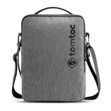 Túi đeo chéo Tomtoc 15" Urban Codura Shoulder Bags For Ultrabook (H14-E02G. Màu Xám)