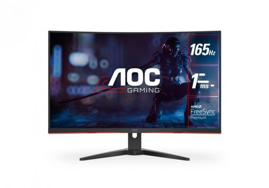 Màn hình máy tính AOC C32G2E 31.5 inch FHD, Tấm Nền VA, Tần số quét 165Hz