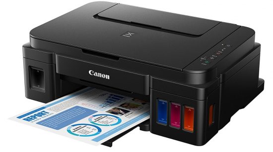 Máy in phun màu CANON PIXMA G2020 (A4, in- copy- Scan, có sẵn Bộ mực liên tục đầy mực)