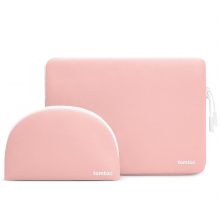 TÚI CHỐNG SỐC TOMTOC SHELL POUCH MACBOOK 13INCH (A27-C02C01, Màu Hồng, USA)