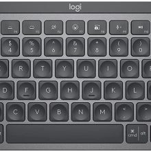 Bàn Phím Không Dây Cao Cấp Logitech MX Keys Mini Màu Xám Đen (920-010505, Bluetooth, Pin sạc)