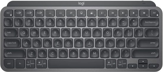 Bàn Phím Không Dây Cao Cấp Logitech MX Keys Mini Màu Xám Đen (920-010505, Bluetooth, Pin sạc)