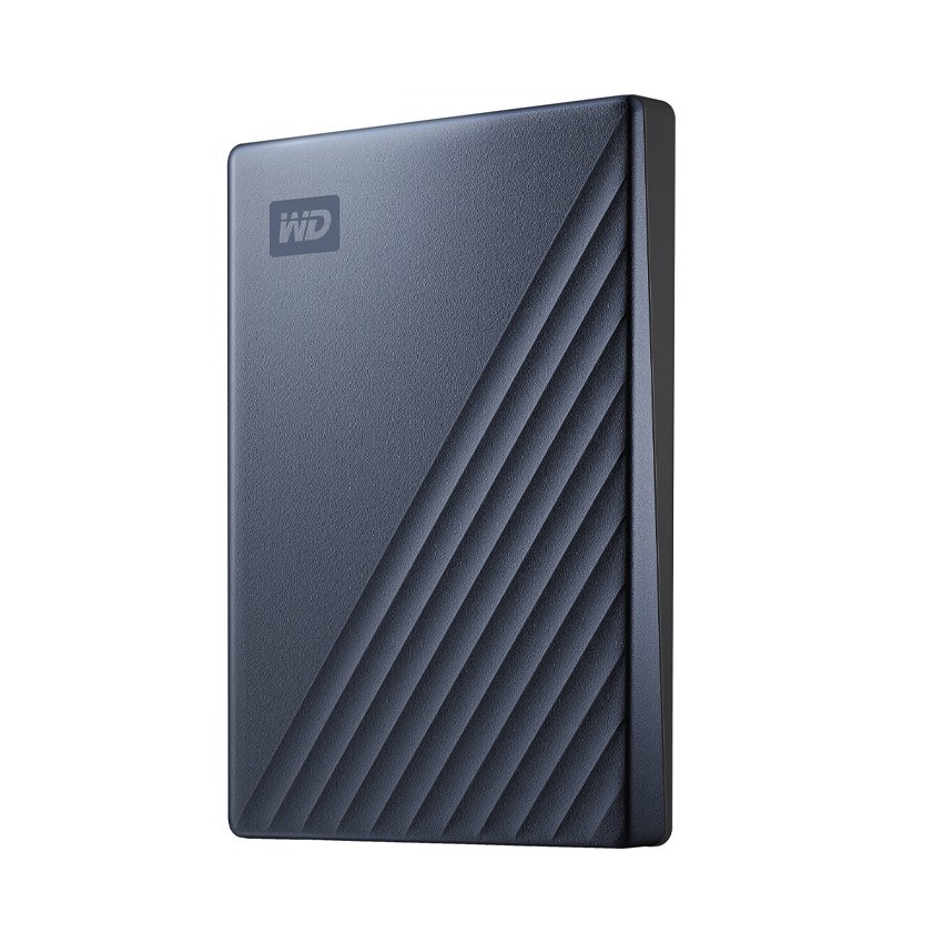 Ổ Cứng Di Động HDD WD 2.5 4TB MY PASSPORT ULTRA USB-C (WDBFTM0040BBL-WES, Màu Xanh)