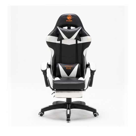 Ghế Gaming E-Dra APOLLO EGC227 Plus Màu trắng đen (Có kê chân)