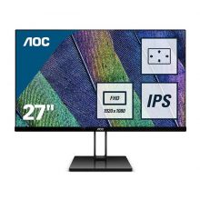 Màn Hình AOC 27 inch 27V2Q (Full HD, IPS, Tần số quét 75Hz, Thời gian phản hồi 5ms, Độ sáng 250 nits, HDMI, DP)