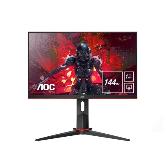 Màn hình Gaming AOC 23.8 inch 24G2E (Tấm nền IPS, Độ phân giải FHD, Tốc độ làm mới 144Hz, HDR, VGA, HDMI, DisplayPort) Hàng chính hãng, bảo hành 36 Tháng