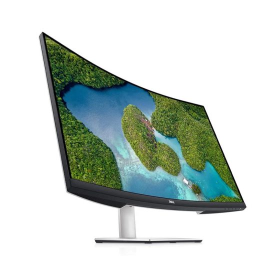 Màn Hình Cong Dell 31.5inch 4K S3221QS (Độ Phân Giải UHD, Tấm Nền VA, Tần số quét 60Hz, HDMI, DP, USB, Freesync, Loa)