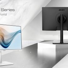 Màn hình máy tính MSI Modern MD241PW 23.8 inch, Full HD, tấm nền IPS, tần số quét 75Hz, HDMI, USB-C, Loa, bảo vệ mắt, màu trắng, chân đế ergonomic, Hàng Chính Hãng