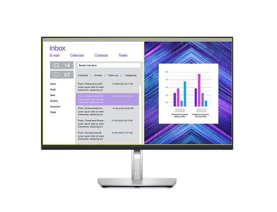 Máy hình 27 inch 2K DELL P2723DE, IPS, độ phân giải 2K, 75HZ, HDMI, DP, có cổng USB-C, LAN, chân đế Ergonomic xoay ngang dọc, Hàng chính hãng