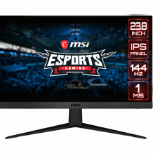 Màn Hình Gaming MSI 23.6inch Optix G241 (Tấm Nền IPS, Full HD, Tần số quét 144HZ, VGA, 2xHDMI)