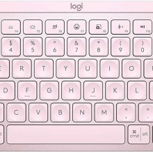 Bàn Phím Không Dây Cao Cấp Logitech MX Keys Mini Màu Rose (920-010507, Bluetooth, Pin sạc)