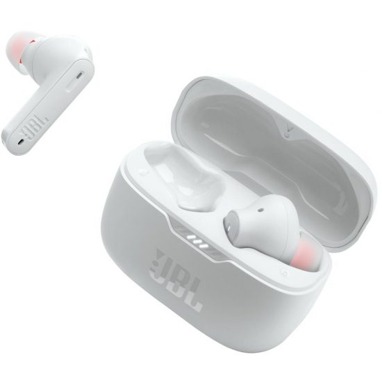 Tai Nghe Không Dây Chống Ồn JBL TUNE 230NC TWS WHITE (Bluetooth 5.2, Hộp Sạc 30h, Chống nước chuẩn IPX4, Chính Hãng)