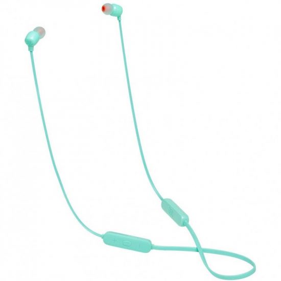 Tai Nghe Không Dây JBL T115BT Màu xanh lá (Bluetooth, In-ear, Mic, Pin 120mAh, Quàng Cổ)