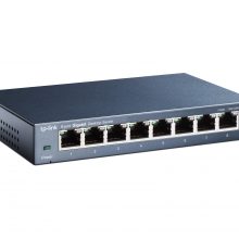 Bộ chia cổng mạng Switch 8 cổng TP-LINK 8 ports GIGABIT 1000 MBPS (TL-SG108) (vỏ thép màu xám)