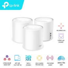 Hệ Thống Wi-Fi Mesh Cho Gia đình Deco X60 AX3000 (3 Pack)