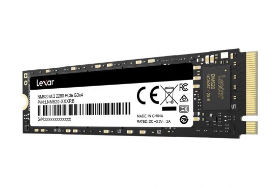 Ổ cứng SSD Lexar NM620 512GB M.2 2280 NVMe PCIe 3.0 x 4 (LNM620X512G-RNNNG)