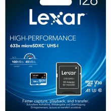 Thẻ nhớ MicroSD 128GB LEXAR  633x (LSDMI128BB633A)