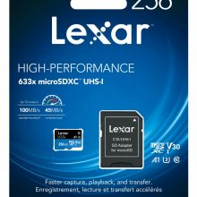 Thẻ nhớ MicroSD 256GB LEXAR  633x (LSDMI256BB633A) High performance