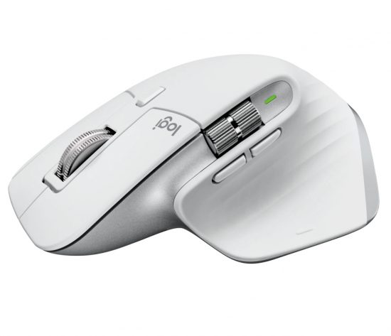 Chuột không dây cao cấp LOGITECH MX MASTER 3S GREY (wireless 2.4G + Bluetooth, 8000DPI, Pin sạc, P/N: 910-006562