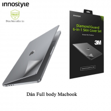 Bộ Dán 3M 6in1 INNOSTYLE Diamond Guard Macbook Air 13inch 2020 Gray (ISCS2337GY)