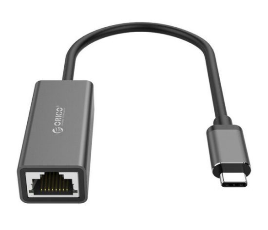 Đầu Chuyển USB TYPE C TO LAN GIGA 10/100/1000Mbps Orico XC-R45-V1-BK-BP