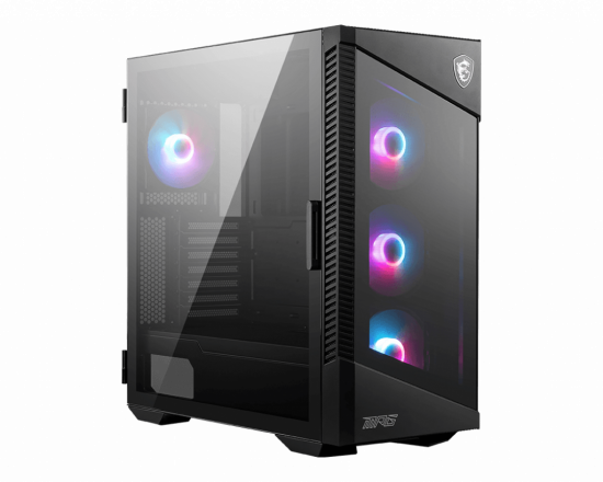 Vỏ Case máy tính MSI MPG VELOX 100R (Mid Tower, ATX, Kèm sẵn 4 fan LED)