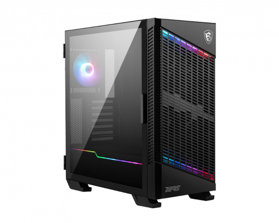 Vỏ Case máy tính MSI MPG VELOX 100P Airflow (Mid Tower, ATX, Sẵn 4 fan)