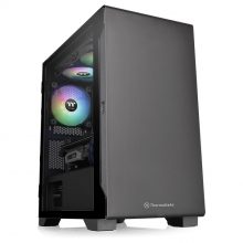 Vỏ Case Thermaltake S100 Tempered Glass Micro Chassis Black, M-ATX, Sẵn 1 Fan, Max 5 Fan (S100 TG)