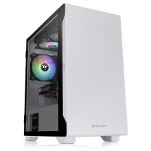 Vỏ Case Thermaltake S100 Tempered Glass Micro Chassis Snow Edition, M-ATX, Sẵn 1 Fan, Max 5 Fan (S100 TG)