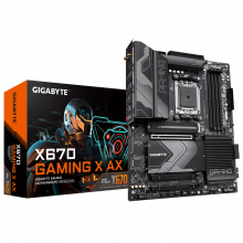 Mainboard Gigabyte X670 GAMING X AX. (Socket AM5, 4x DDR5, HDMI, M.2 PCIe 5.0, WiFi 6E, Bluetooth 5.3)